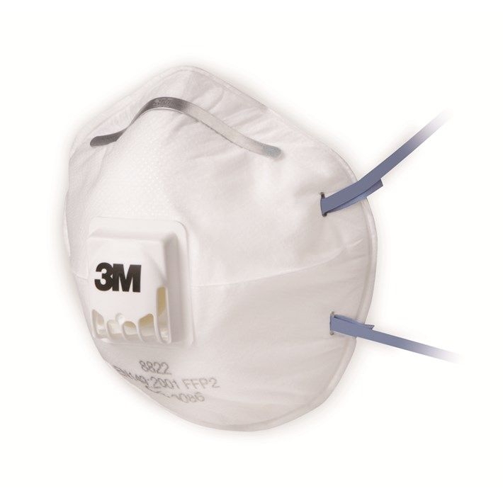 3M 8322 P2 Maintenance-free Respirator mask Cool Flow™ valve 10 pieces