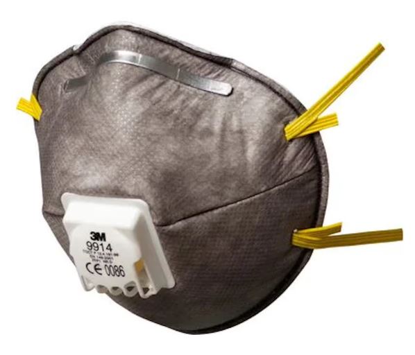 3M 1.21.15.991.48 9914SP Special dust mask, FFP1, with valve 100 pieces