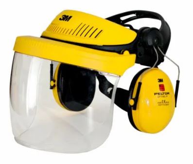 3M 7.21.15.500.50 G500 Headset combination for industry, yellow