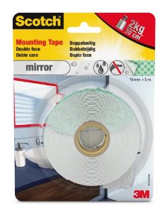 3M 40031950A Mirror Mounting tape White 19 mm x 5 mtr.