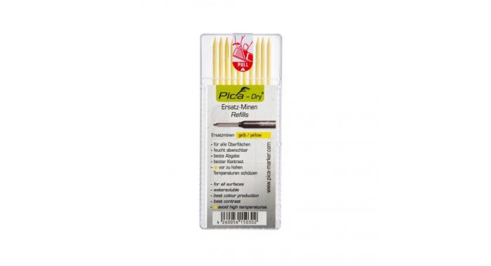 Pica PI4032 4032 Dry refill Yellow waterproof for marking pencil