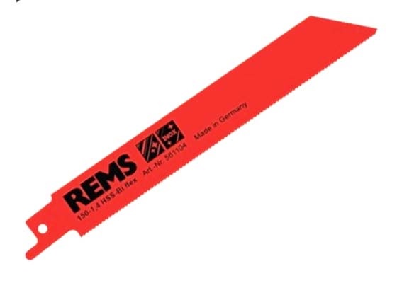 Rems 561104 R05 Reciprocating saw blade 150 packed per 5