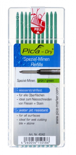 Pica PI4042 4042 Dry refill green waterproof for marking pencil