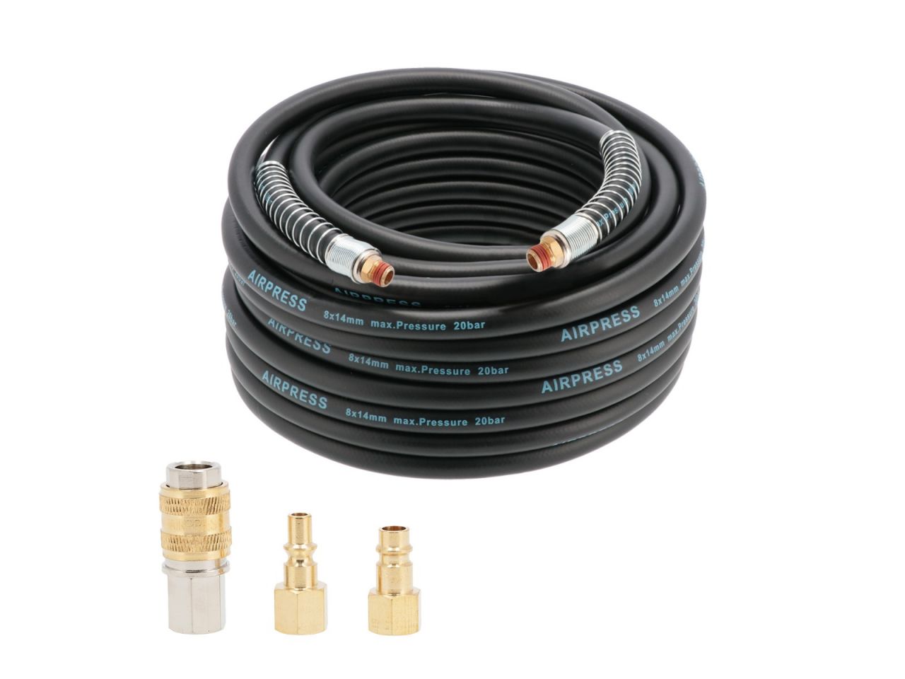 Airpress 40492 Air hose 20 bar 1/4" 20 m 14 x 8 mm incl. connections