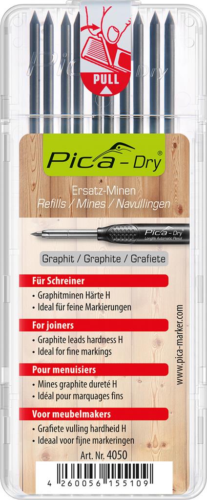 Pica PI4050 4050 Dry Refill graphite Carpenters/Furnishers for marking pencil