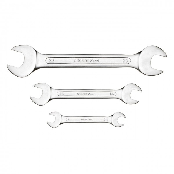 Gedore RED 3300959 R05105008 Open-end Spanners set SW6-22 long Metric 8 pcs.