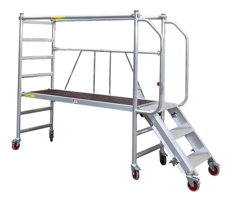 Little Jumbo 41600000 JUMBO Folding scaffold 180 with access stairs - 74×185