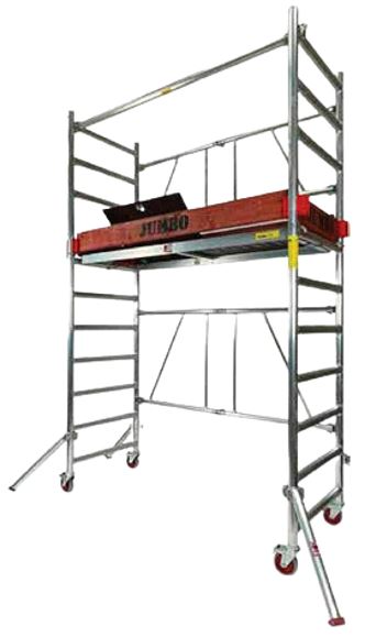 Little Jumbo 41601939 JUMBO Folding scaffold 180 + folding section 100 - Complete