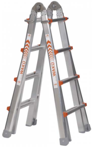 Waku 1413800101 4 x 4 Telescopic ladder