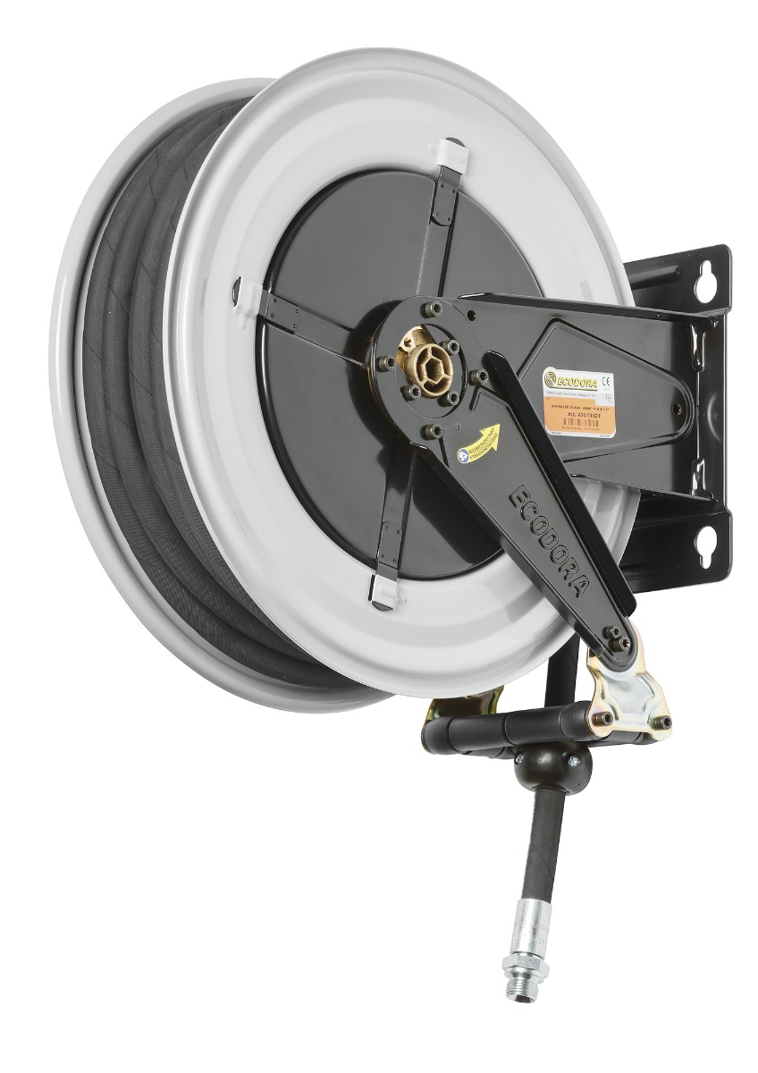 Ecodora 430/11 Wall hose reel 15M (Air/Water 70°C) - 20 Bar - Hose 1/2"