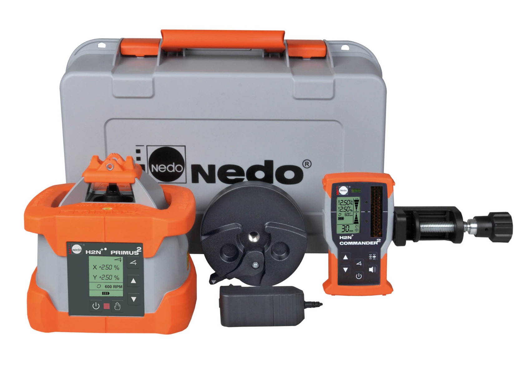 Nedo NV472034 Primus2 H2N Slope laser + Commander H2N + receiver + Slope guard