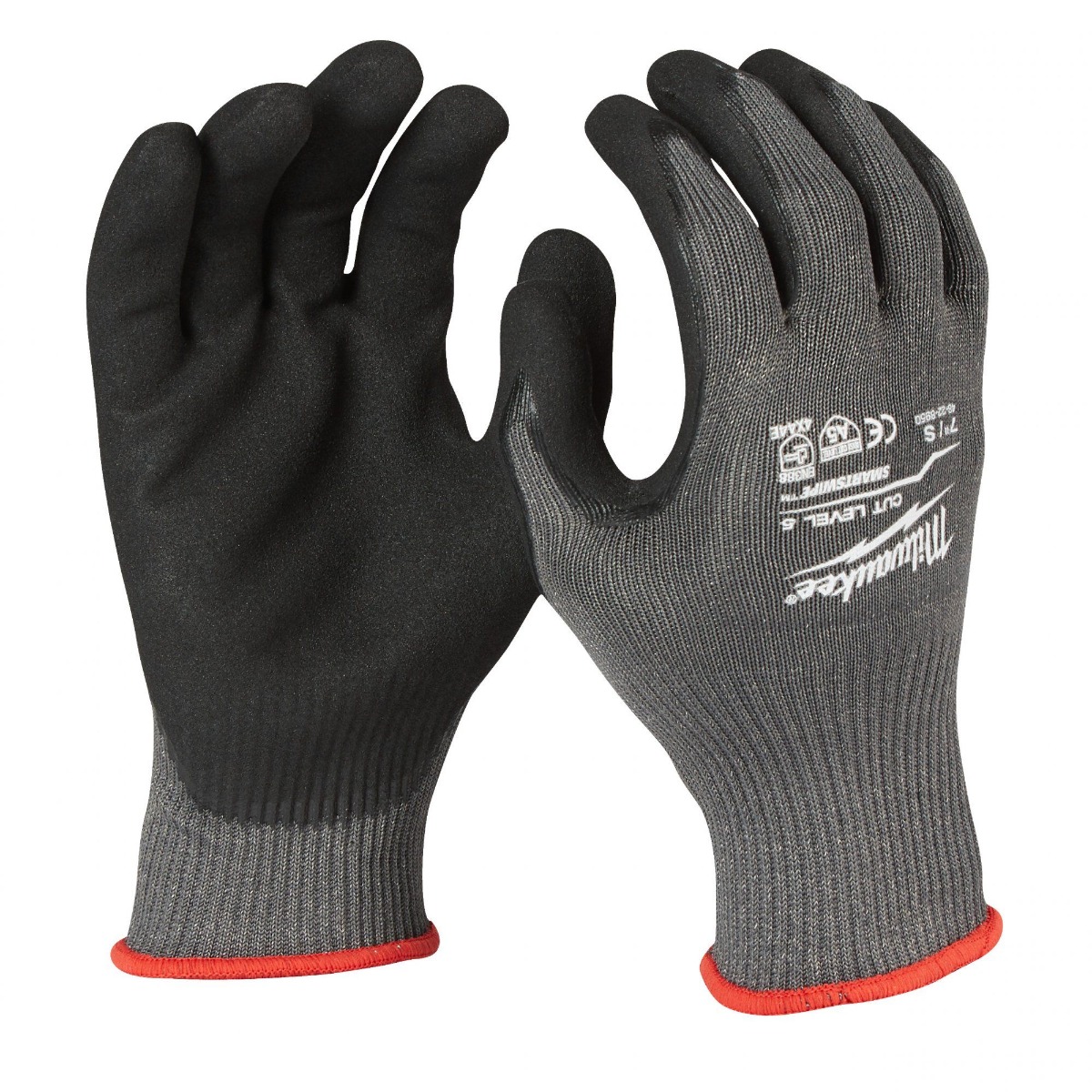 Milwaukee Accessories 4932471424 Dipped Working Gloves Cut Class 5/E 1 Pair Size 8/M