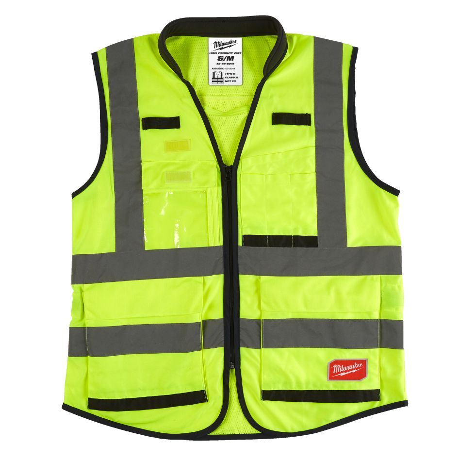 Milwaukee Accessories 4932471895 Premium hi-vis safety jacket class 2 yellow - S/M - 1 piece