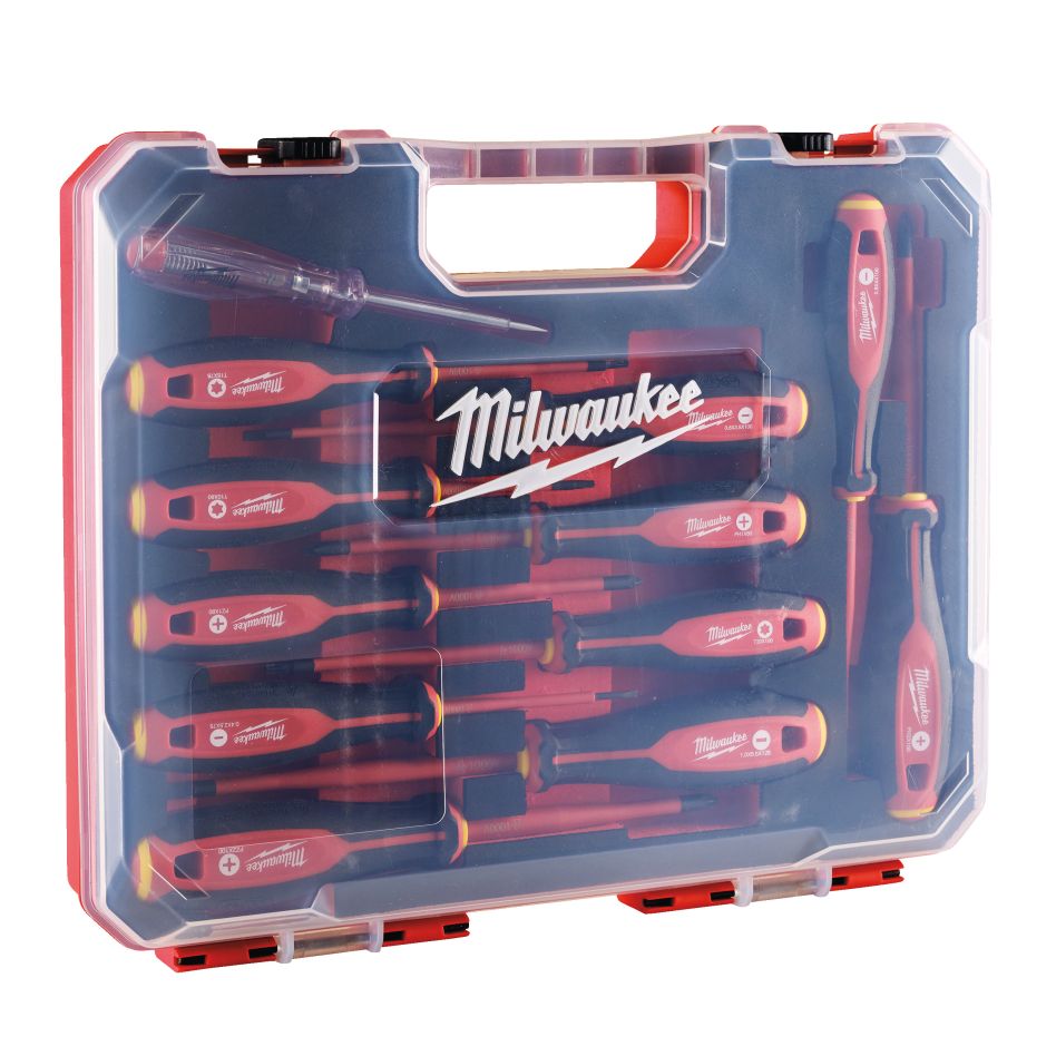 Milwaukee Accessories 4932479095 Tri-Lobe VDE Screwdriver 12PC SET