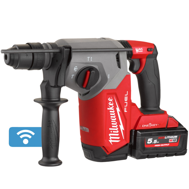 Milwaukee 4933478504 M18 OneFHX-552X M18 Fixtec SDS-Plus Accu combi hammer 18V 5.5Ah Li-Ion
