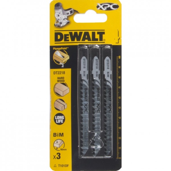 DeWalt Accessories DT2218-QZ Jigsaw blade XPC® - BiM 100x6x60mm (T101DF) per 3