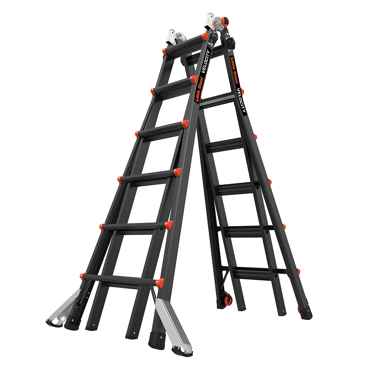 Altrex 503946 Velocity Black Pro telescopic folding ladder 4 x 6