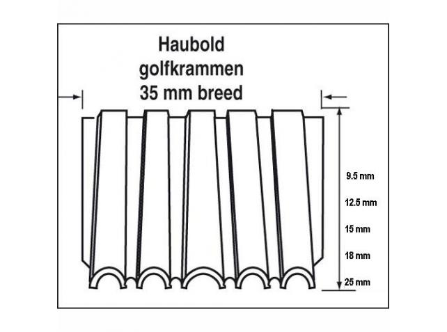 Haubold Fasteners 504359 Corrugated WN25 - 9,5 mm Blank 16.000 pieces