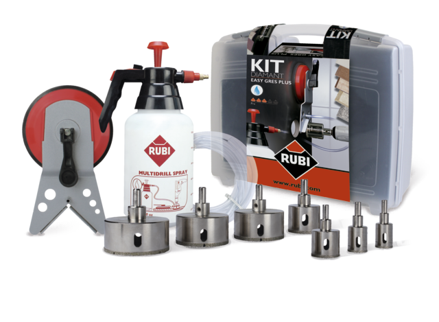 Rubi 50937 EASY GRES PLUS SET - Diamond Drill Bit Set + Accessories