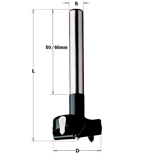 CMT 512.230.11 Cylinder head drill with cylindrical shank 23mm