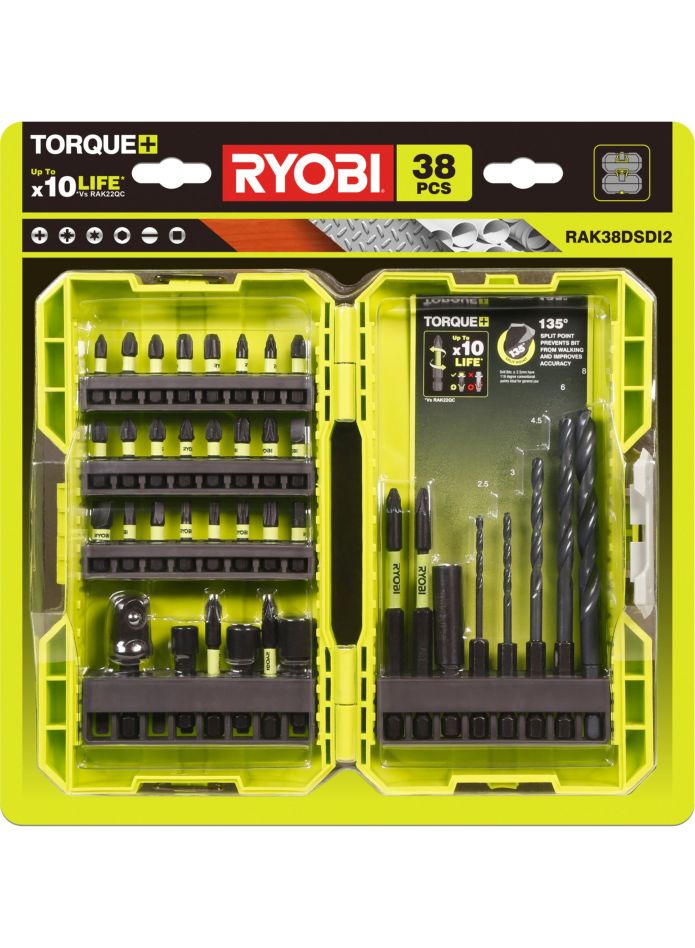 Ryobi Accessories 5132004388 RAK38DSDI2 38-piece Drill bit