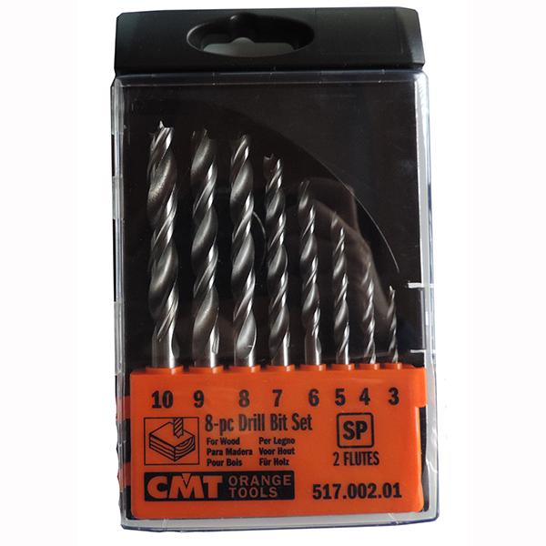 CMT 517.002.01 Set of helical drills HS ( 3-4-5-6-7-8-9-10 mm )
