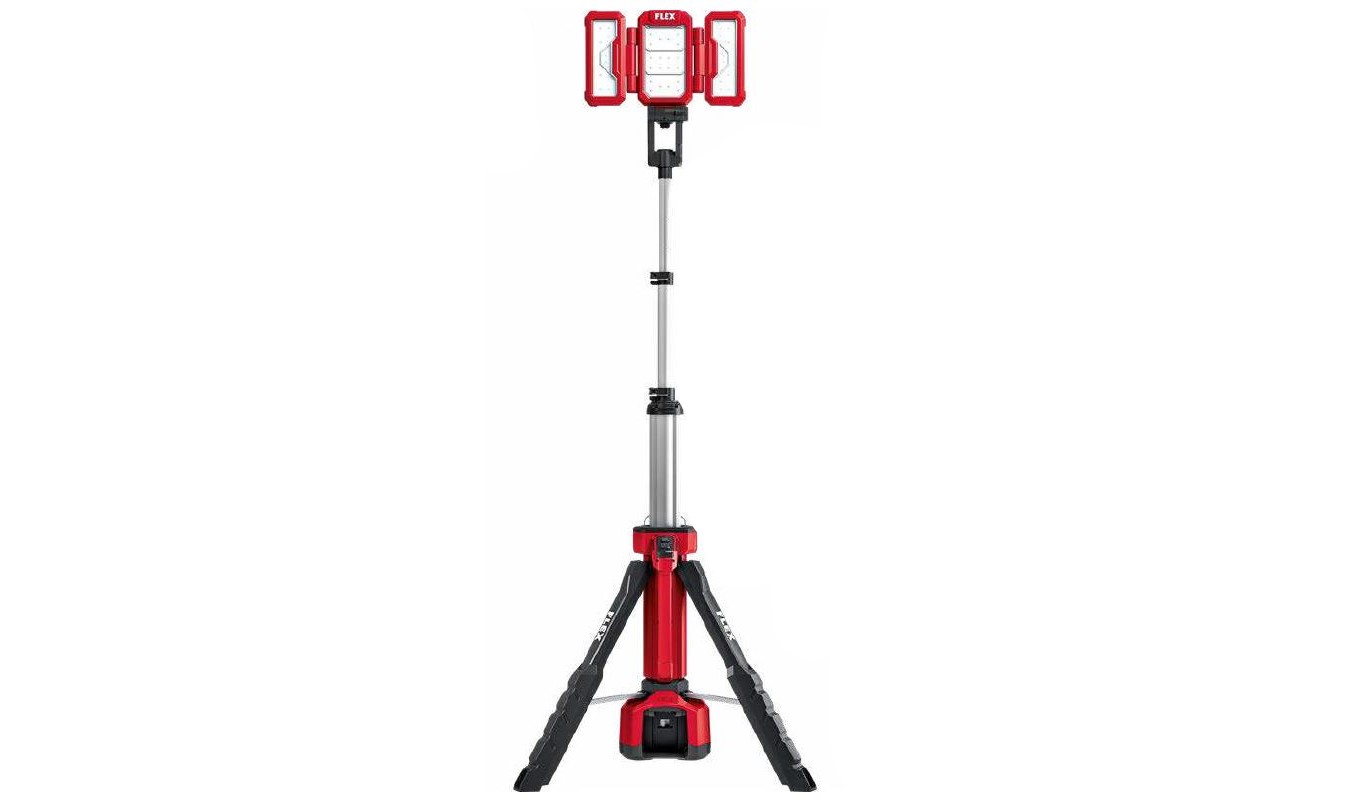 Flex-tools 530375 TL 4000 cordless LED construction lamp with stand 18V ...
