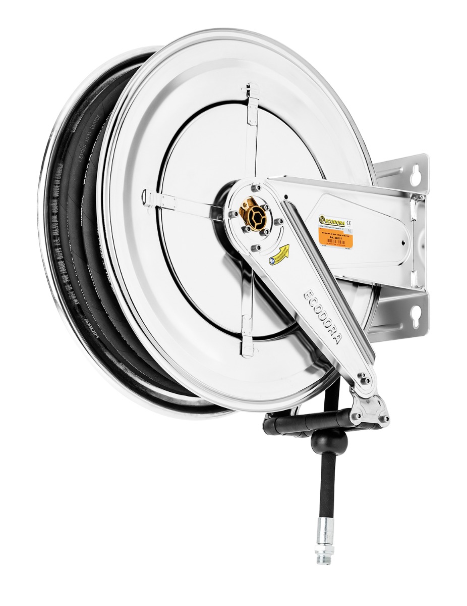 Ecodora 532/31 Wall hose reel 25M (Air/Water 100°C) - 200 Bar - Hose 3/8"