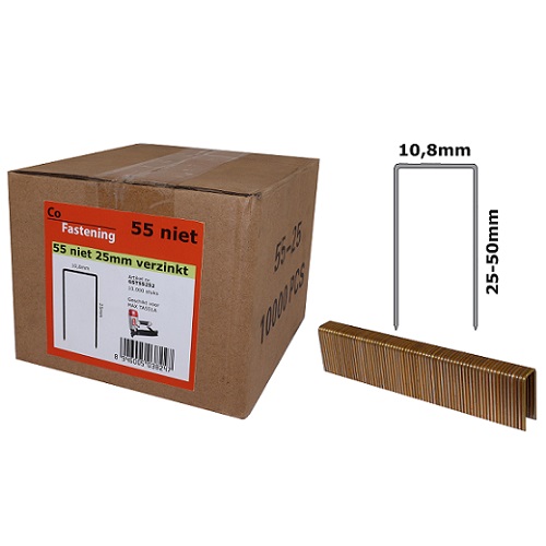 Co-Fastening GST55382 55-Staples galvanised - 38 mm