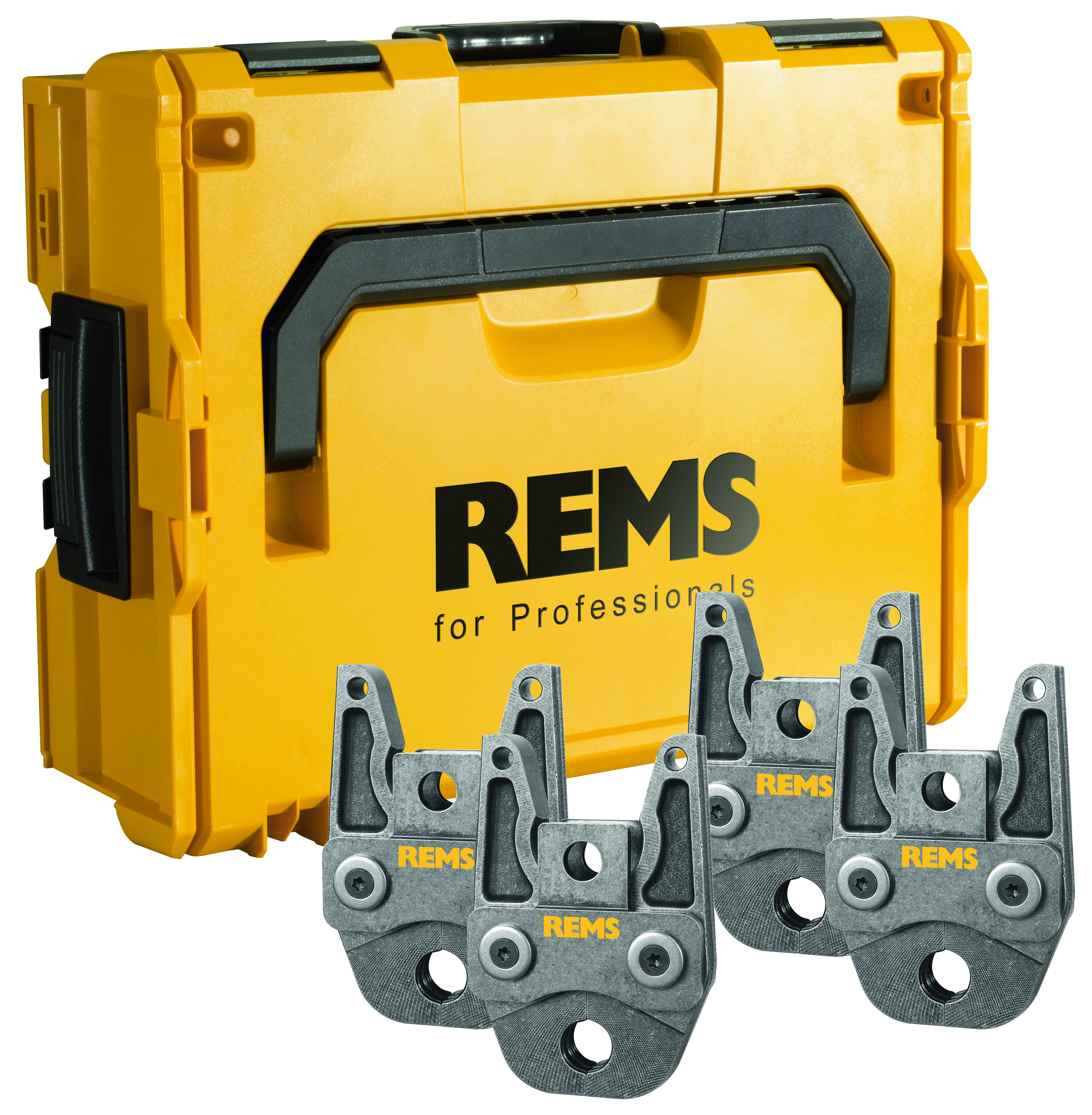 Rems 578057 R Press pliers set M 15 - 22 - 28 - 35 in L-Boxx for Rems radial arm presses Mini-press