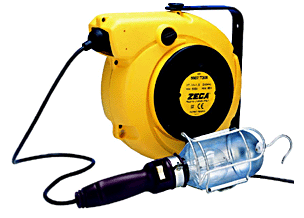 Zeca 10000568 5907/T306 Cable spring reel with torch but without transformer