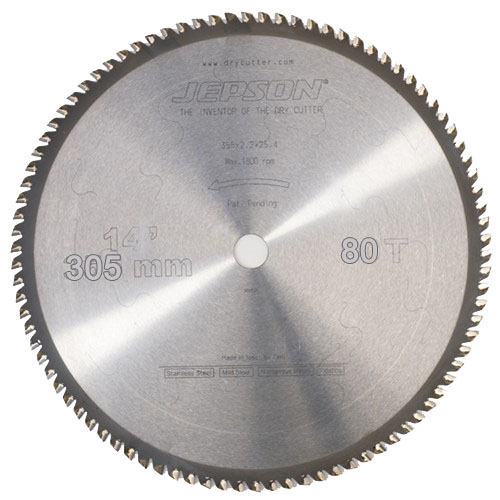 Jepson 600540 TCT saw blade 305 mm 80T for thin pipes and profiles