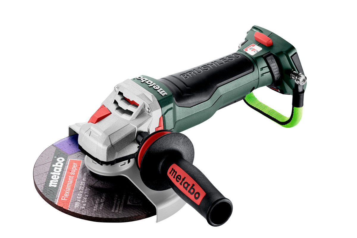 Metabo 601746840 WPBA 18 LTX BL 15-180 Quick DS Angle grinder 180 mm 18V excl. batteries and charger in metabox