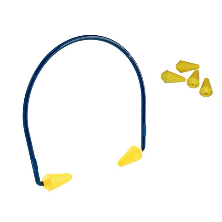 3M 6.21.21.031.00 Earplugs with bracket Caboflex Blue/Yellow
