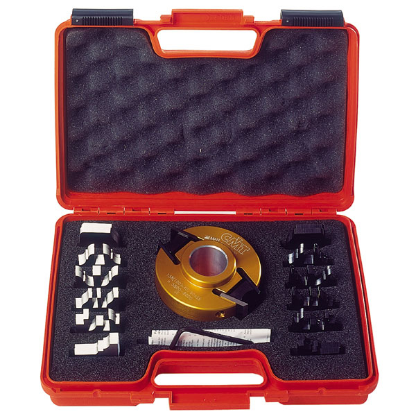 CMT 693.013.04 Profile cutter head with limitor 100x30x40 mm ALU MAN 7 blades