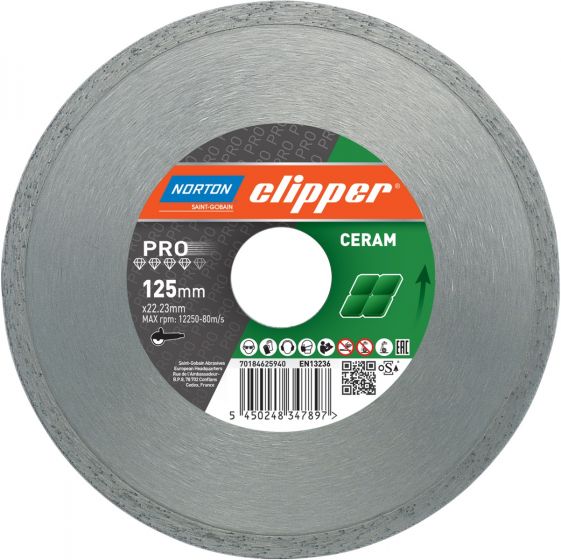 Norton Clipper 70184625946 Pro Ceramic Diamond saw blade 230 x 22,23 mm
