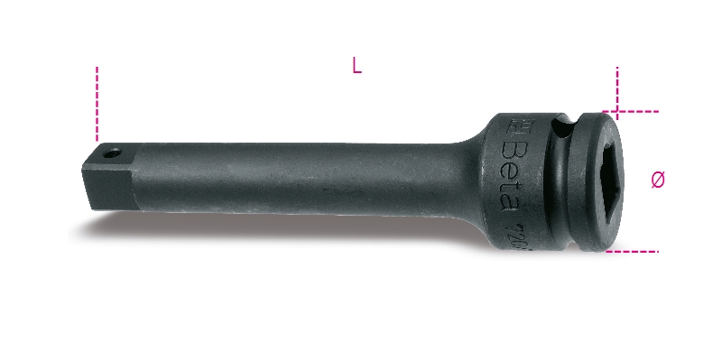 Beta 007200822 Extension 1/2'''' 125 mm