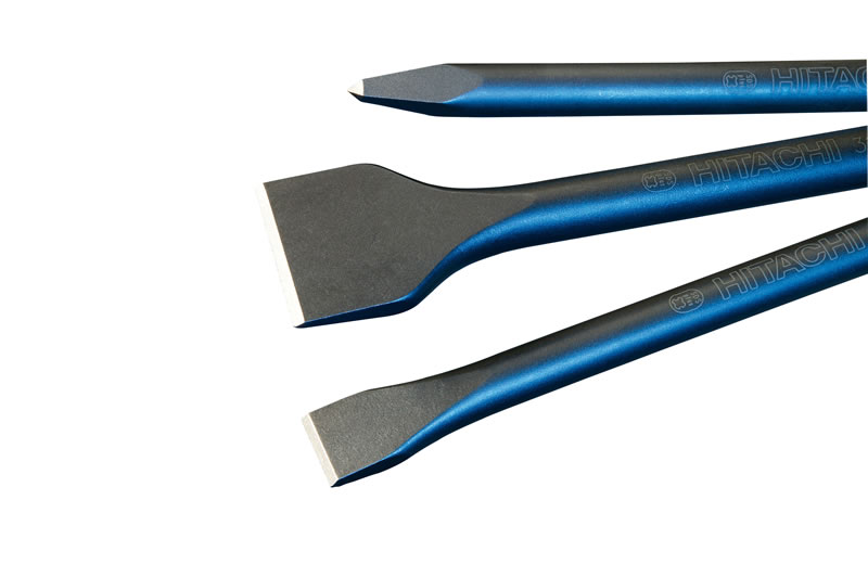 HiKOKI Accessories 751589 Chisel set (point chisel, flat chisel and spade chisel) 250mm
