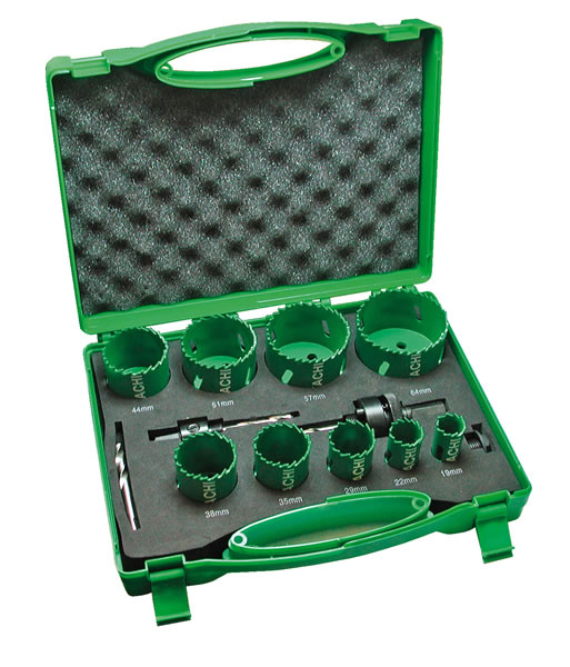 HiKOKI Accessories 752176 Hole Saw set Mechanics No.2 BI-Metal 9 pcs.