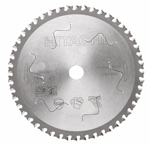 HiKOKI Accessories 752439 Circular saw blade for aluminium 190 x 30, 54 teeth for use with C7BU2/C7MFA/C7SS/C7U2
