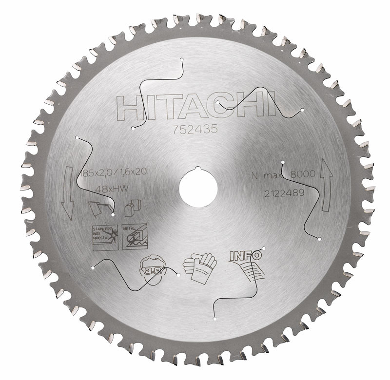 HiKOKI Accessories 752470 Circular saw blade for aluminium 255 x 30, 80 teeth use for C10FCB / C10FCH / C10FSB / C10FSH / C10RA