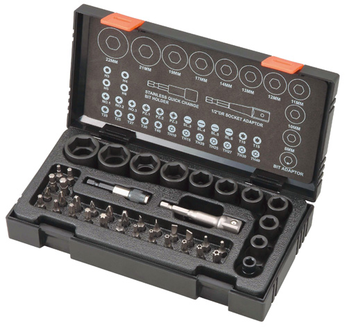 HiKOKI Accessories 752500 Cap and bit set for impact machines 41-piece