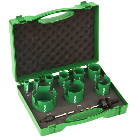 HiKOKI Accessories 754255 Hole Saw set combination carbide 15 pcs.