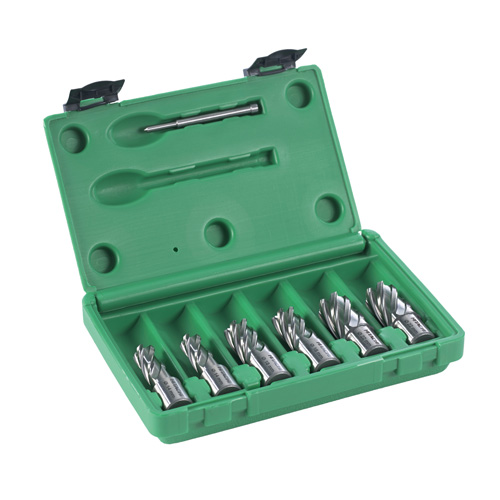 HiKOKI Accessories 754496 Core drill set 2 x 14/18/22 x 30 mm + centering pin 7-piece