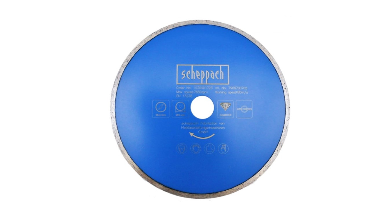 Scheppach 7906700705 Diamond saw blade Tiles 200x25.4 mm