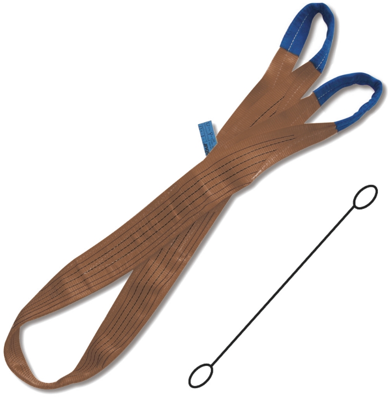 Beta 081590080 Lifting Strap Polyester (PES) Brown 8 meters 6T