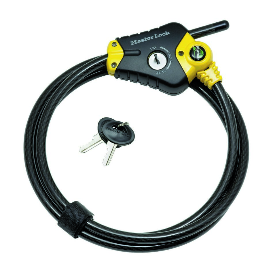 Masterlock 8433EURD Cable lock, Python, 1.8m, ø 10mm