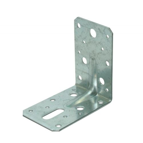 GB 072230.0100 Corner anchor with ridge 90x90 60x2,5 Sendzimir galvanised