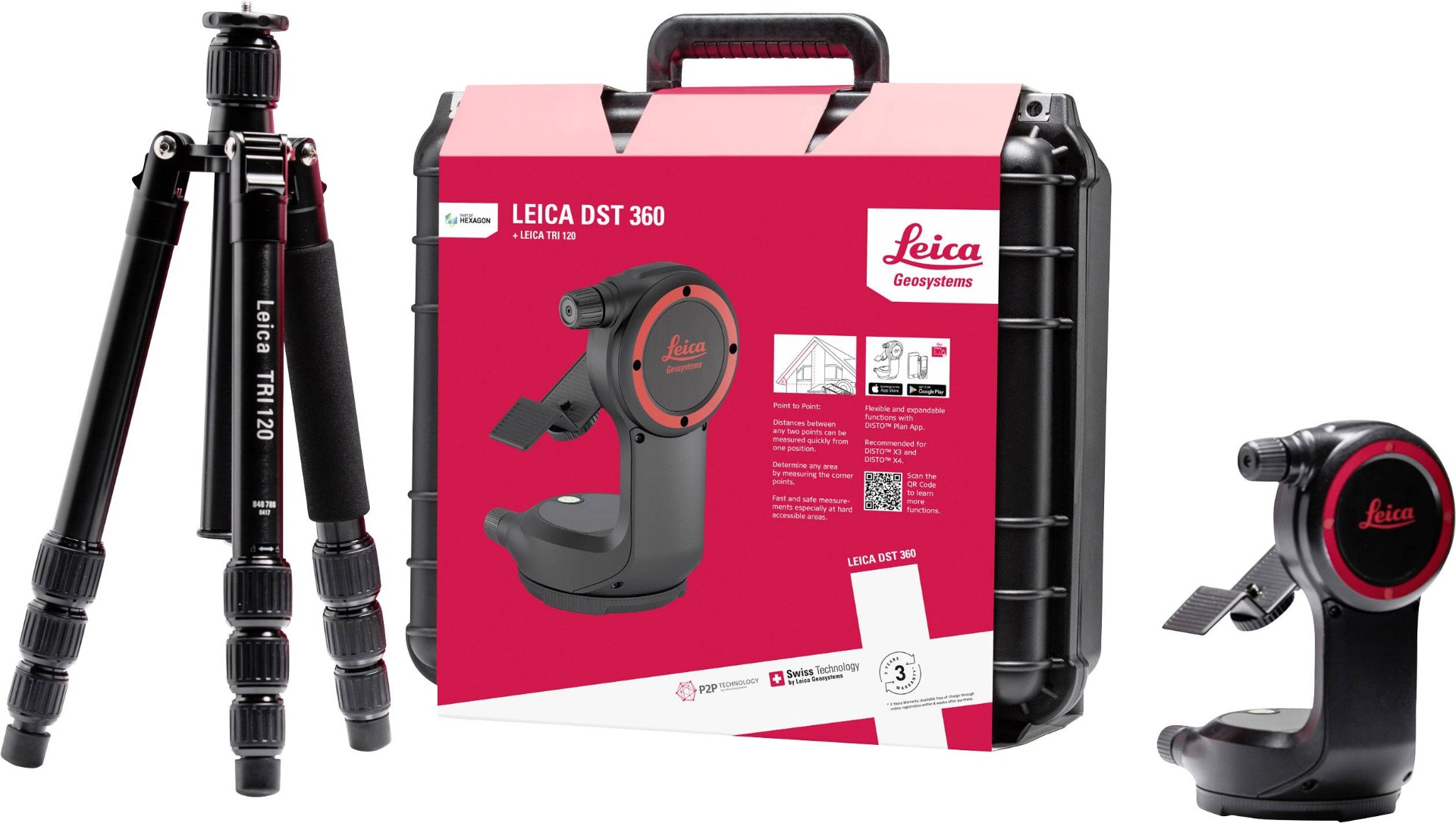 Leica 848783 DST 360 Adapter Incl. Tripod and Case