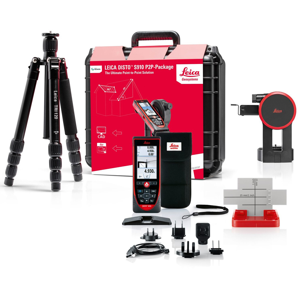 Leica 887900 Disto S910 P2P-Package Laser distance meter set in case